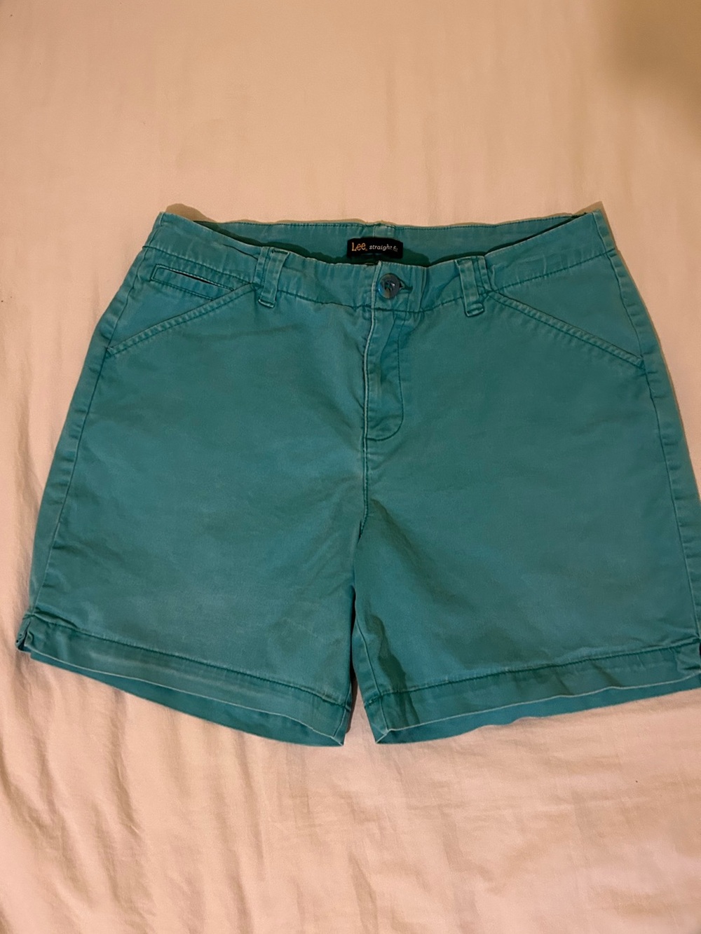Lee Straight Fit Mid-Rise Chino Walkshorts Sage 10 Medium